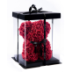 Rose Bear Burgundy | Foam Teddy Bear 25 CM Rose Bear Burgundy | Foam Teddy Bear 25 CM